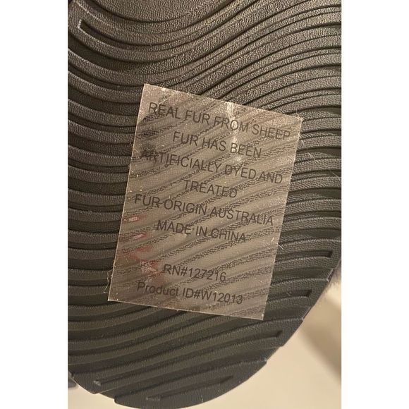 EMU AUSTRALIA SLIPPERS Slip On Gray Mayberry Sheepskin Fuzzy slipper shoes sz W - Picture 9 of 11